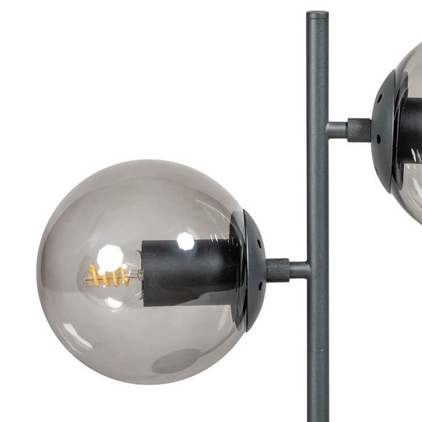 ETH Industrieel - Tafellamp - 2 lichts - Smoke - Ø15 cm - Davina