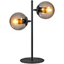 Industrieel - Tafellamp - 2 lichts - Smoke - Ø15 cm - Davina