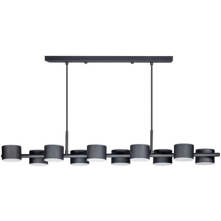 ETH Design hanglamp Prince 10-lichts zwart