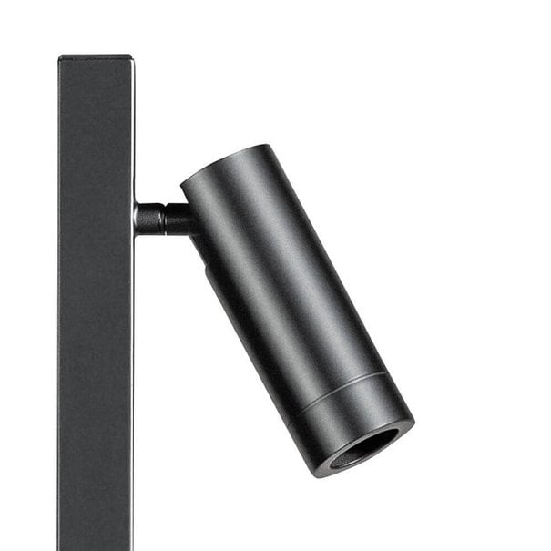 ETH Moderne - Vloerlamp - 2 lichts - Zwart en Goud - Miller
