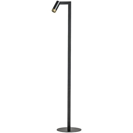 ETH Moderne vloerlamp Miller 1-lichts zwart goud