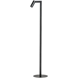 Vloerlamp Miller 1-lichts Zwart en Goud