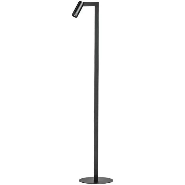 Vloerlamp Miller 1-lichts Zwart en Goud