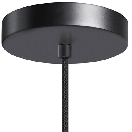 ETH Modern hanglamp Miller 1-lichts zwart goud