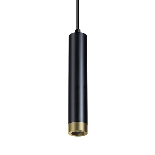 ETH Modern - Hanglamp - 1 lichts - Zwart en Goud - Miller