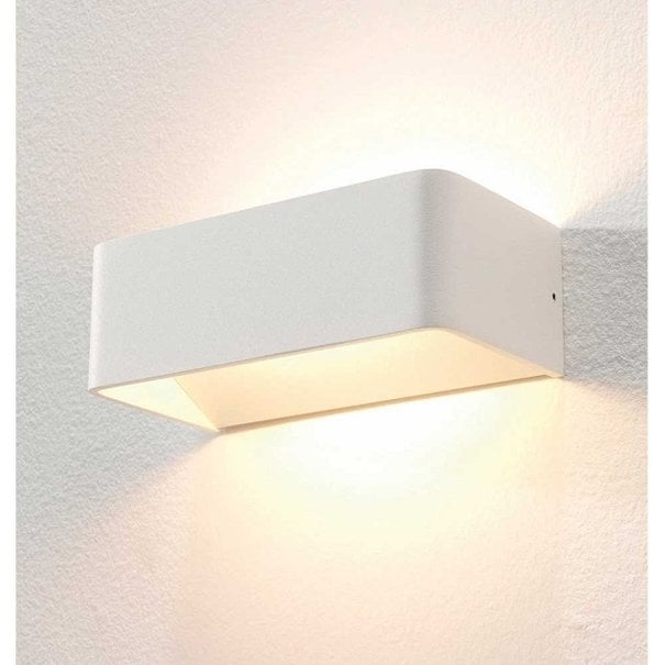 Artdelight Moderne - Wandlamp - 2 lichts - Up & Down - Wit - Mainz