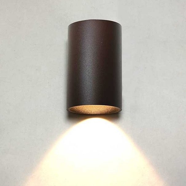 Artdelight Moderne - Wandlamp - 1 lichts - Bruin - geïntegreerde LED - Brody