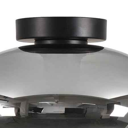 Artdelight Modern plafondlamp Paradise 1-lichts smoke glas