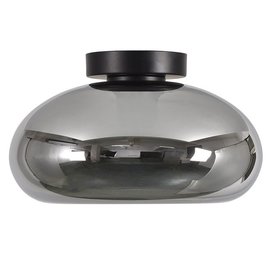 Plafondlamp Paradise 1-lichts smoke glas