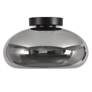Plafondlamp Paradise 1-lichts smoke glas