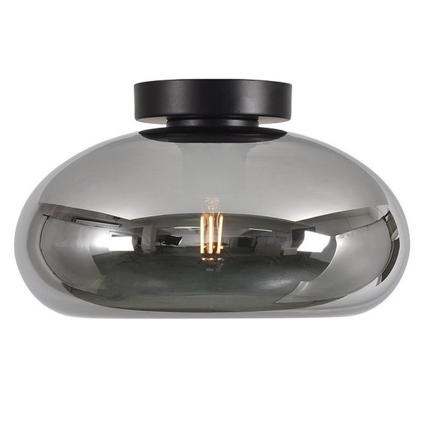 Artdelight Modern - Plafondlamp - 1 lichts - Smoke glas - Paradise