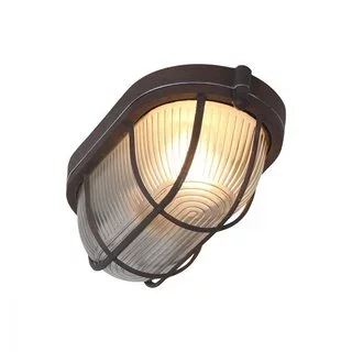 Plafondlamp Lisanne 1-lichts bruin