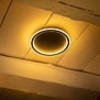 Modern - Plafondlamp - Zwart - Rond - 3 standen - LED - 24w - Lois