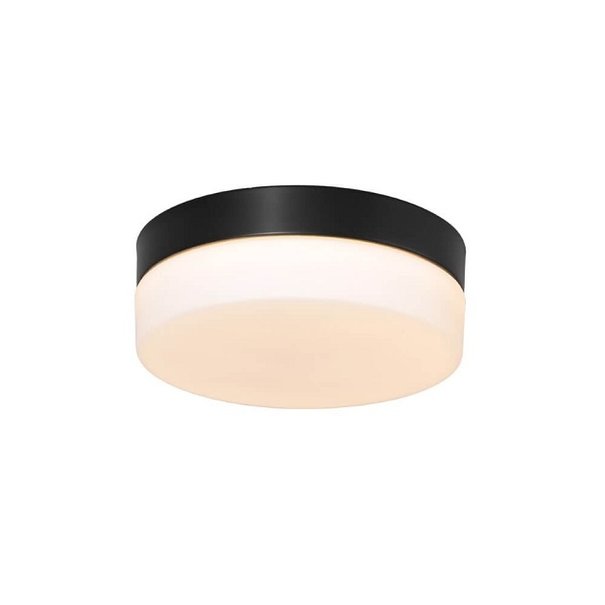 Mexlite Modern - Plafondlamp - Rond - Zwart - 18 cm - Ikaro