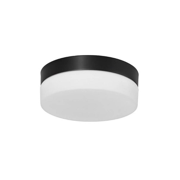 Mexlite Modern - Plafondlamp - Rond - Zwart - 18 cm - Ikaro