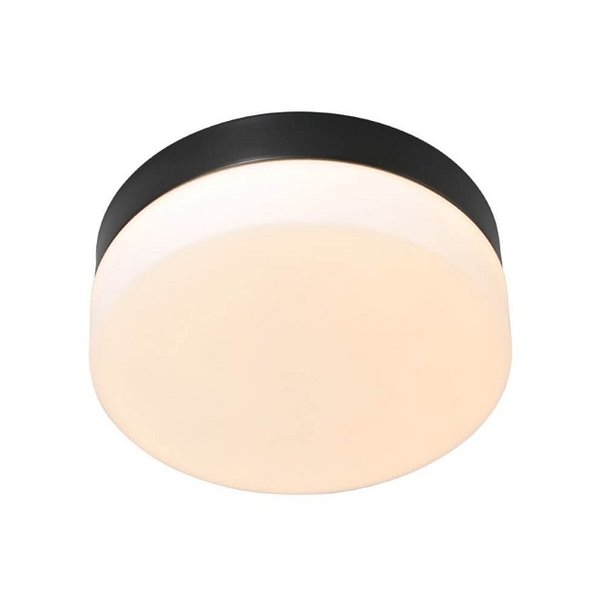 Mexlite Modern - Plafondlamp - Rond - Zwart - 24cm - Ikaro