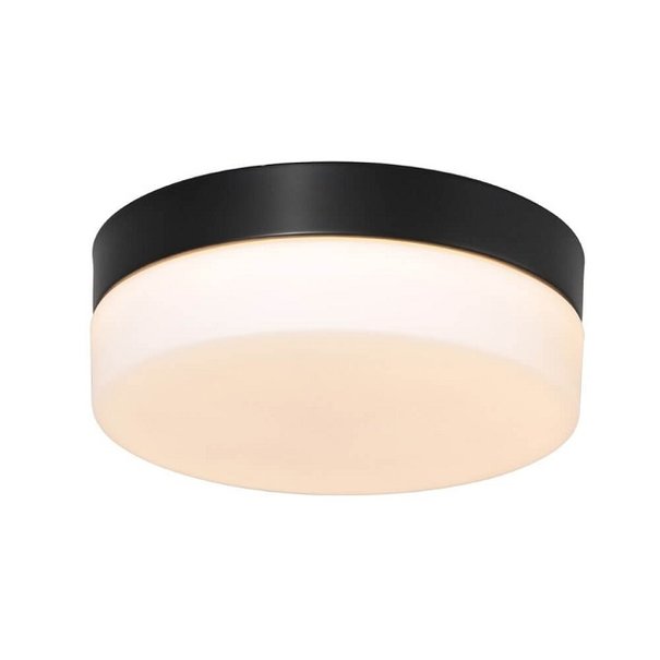 Mexlite Modern - Plafondlamp - Rond - Zwart - 24cm - Ikaro