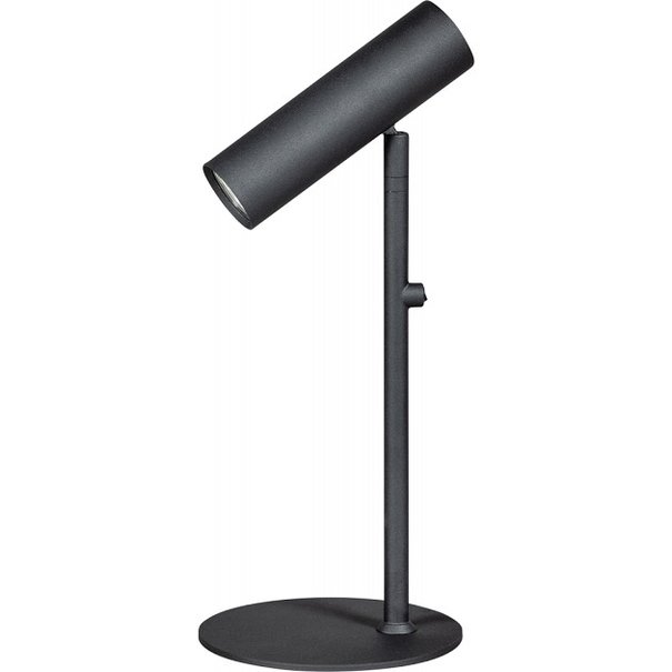ETH Moderne - Tafellamp - 1 lichts - Verstelbare Kap - Zwart - Nikki