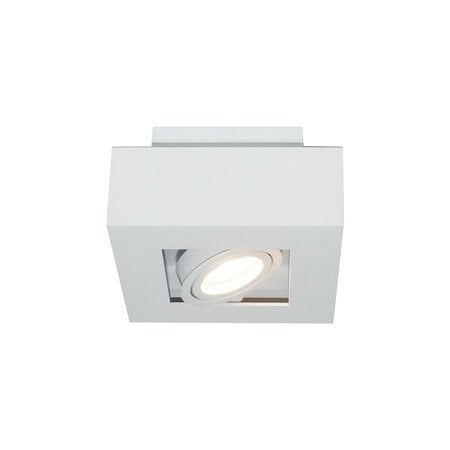 Artdelight Moderne opbouwspot Bosco 1-lichts wit