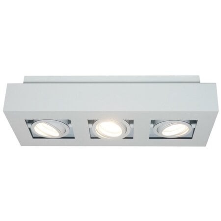 Artdelight Moderne opbouwspot Bosco 3-lichts wit