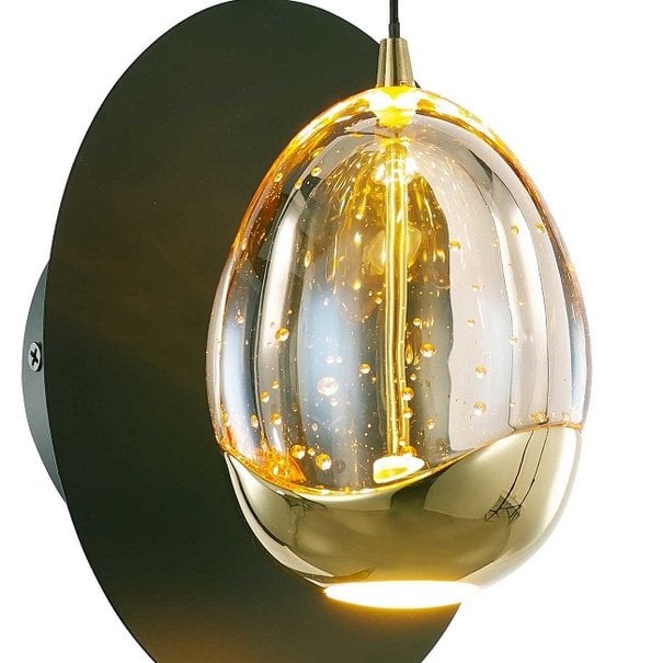 Highlight Modern - wandlamp  - zwart - 1-lichts - Golden Egg