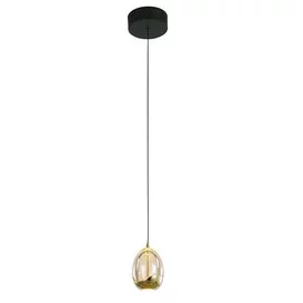 Hanglamp Golden Egg 1-lichts zwart