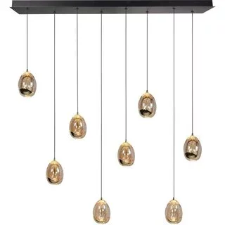 Hanglamp Golden Egg 8-lichts goud
