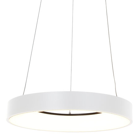 Steinhauer Moderne hanglamp Ringlede Ø48cm wit
