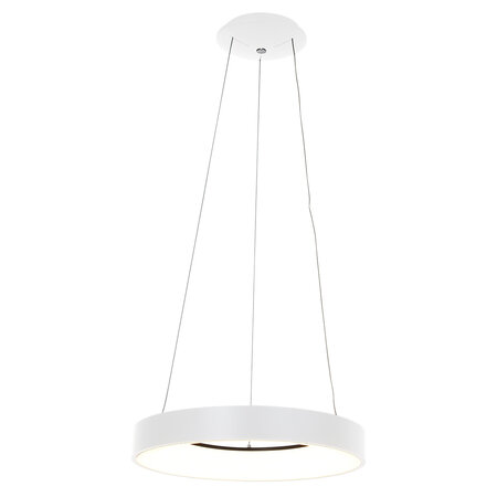 Steinhauer Moderne hanglamp Ringlede Ø48cm wit