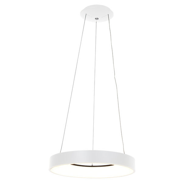 Steinhauer Moderne - hanglamp - Ø48cm - wit -Ringlede