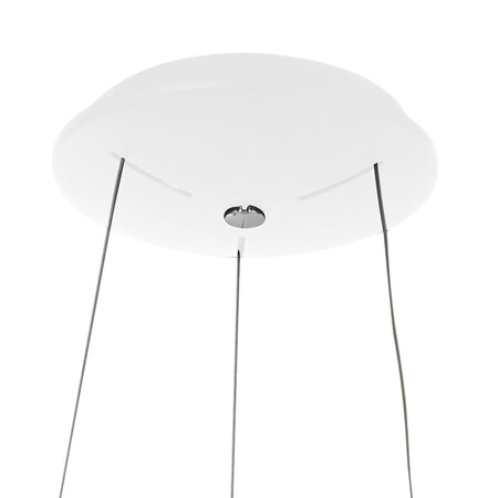 Steinhauer Moderne hanglamp Ringlede Ø48cm wit