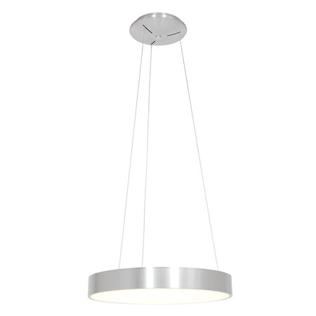 Steinhauer Moderne hanglamp Ringlede Ø48 cm Zilver