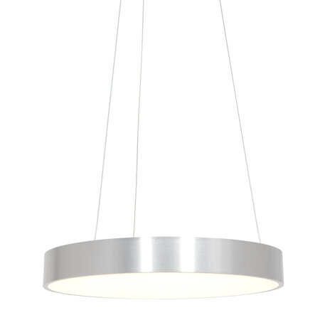 Steinhauer Moderne hanglamp Ringlede Ø48 cm Zilver