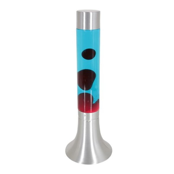 Mexlite Modern - Lavalamp - 1 lichts - Staal - Volcan Red