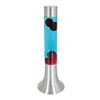Modern - Lavalamp - 1 lichts - Staal - Volcan Red
