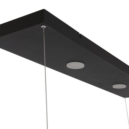 Anne Lighting Industrieel Moderne hanglamp Tør 6-lichts zwart