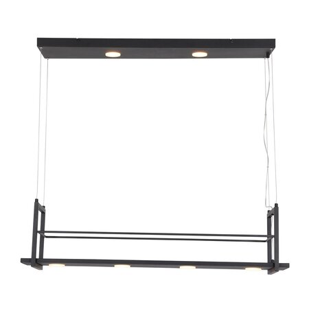 Anne Lighting Industrieel Moderne hanglamp Tør 6-lichts zwart
