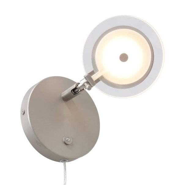 Steinhauer Modern - Wandlamp - 1 lichts - Staal - Turound