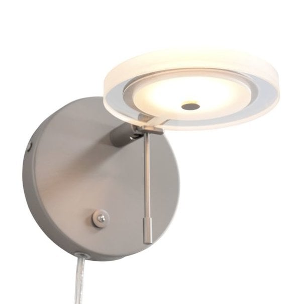 Steinhauer Modern - Wandlamp - 1 lichts - Staal - Turound