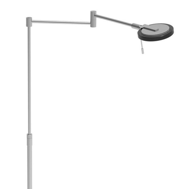 Steinhauer Modern - Vloerlamp - 1 lichts - Staal -  Smoke - Turound