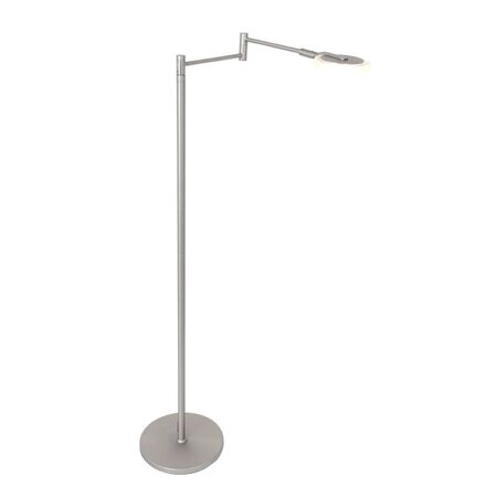 Steinhauer Modern vloerlamp Turound 1-lichts staal