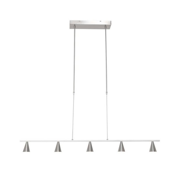 Steinhauer Moderne - Hanglamp - 5 lichts - Staal - Vortex