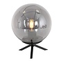 Modern - Tafellamp - 1 Lichts - Zwart - Smoke - Bollique