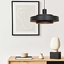 Moderne - Hanglamp - 1 Lichts - Zwart - Goud - Dubbel - Flinter