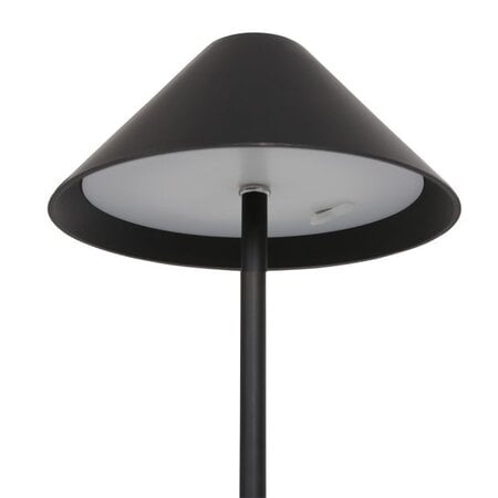 Steinhauer Moderne oplaadbare tafellamp Ancilla 1-lichts zwart