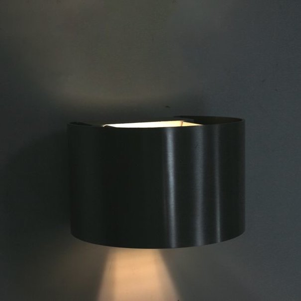 Steinhauer Moderne - Wandlamp - 1 Lichts - Zwart - 13 cm - Muro