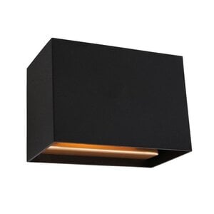 Steinhauer Moderne wandlamp Muro 1-lichts Rechthoek zwart