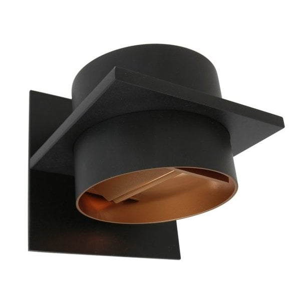 Steinhauer Moderne - Wandlamp - 1 Lichts - Zwart - Rond - Muro