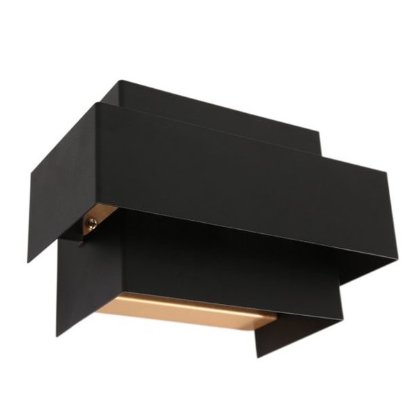 Steinhauer Moderne - Wandlamp - 2 Lichts - Zwart - Goud - Muro
