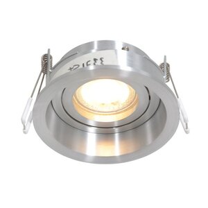 Steinhauer Modern Inbouwspot Pélite 1-lichts 10 cm staal